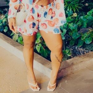 Sultry Summer Chiffon Cover Up Shorts